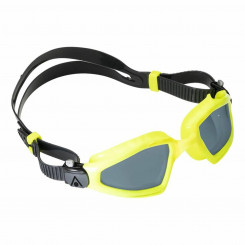 Adult Swimming Goggles Aqua Sphere Kayenne Pro Dark Yellow Black One size
