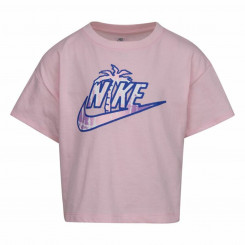 Laste lühikeste varrukatega T-särk Nike Knit Pink