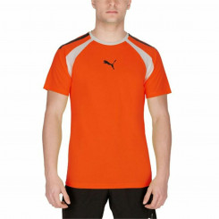 Meeste lühikeste varrukatega T-särk Puma TeamLIGA oranž