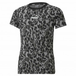 Short-sleeve Sports T-shirt Puma Alpha AOP Black