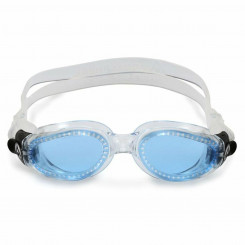 Очки для плавания Aqua Sphere Kaiman Swim синие, белые, один размер для взрослых
