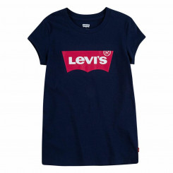 Детская футболка с коротким рукавом Levi's Batwing Темно-синяя