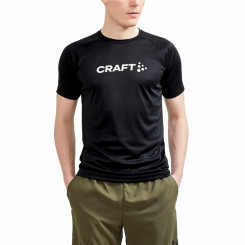 Short Sleeve T-Shirt Craft Core Essence Logo Black
