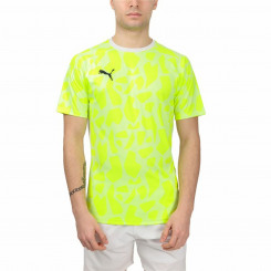 Men’s Short Sleeve T-Shirt Puma Teamliga Yellow Padel