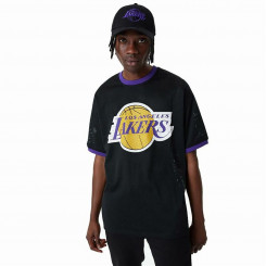 Баскетбольная футболка New Era Mesh LA Lakers Черная