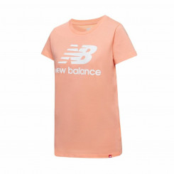 T-shirt New Balance Essentials Stacked Pink