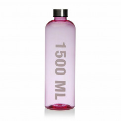 Water bottle Versa Pink 1,5 L Steel polystyrene