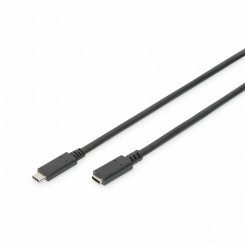 USB-C Cable Digitus AK-300210-015-S Black 1,5 m