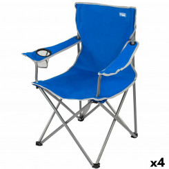 Складное походное кресло Aktive Blue 45 x 82 x 47 см (4 шт.)