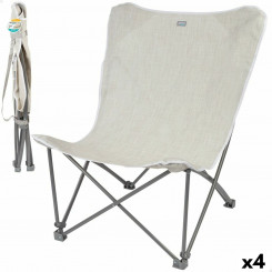 Складное походное кресло Aktive Beige 78 x 90 x 76 см (4 шт.)