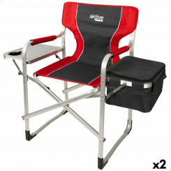 Складное походное кресло Aktive Red Grey 61 x 92 x 52 см (2 шт.)