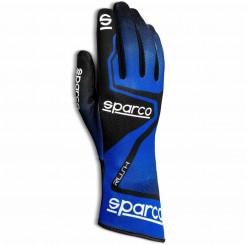 Men's Driving Gloves Sparco RUSH Blue/Black (Size 7)