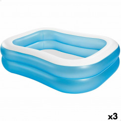 Inflatable pool Intex Blue White 203 x 48 x 152 cm 540 L (3 Units)