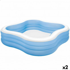 Inflatable pool Intex Blue 229 x 56 x 229 cm 1250 L (2 Units)