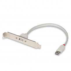 Кабель USB A — USB B LINDY 33123 Белый