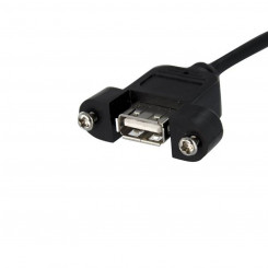 USB-kaabel Startech USBPNLAFHD3 Must 90 cm