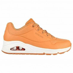 Sports Trainers for Women Skechers Stand On Air Coral Orange