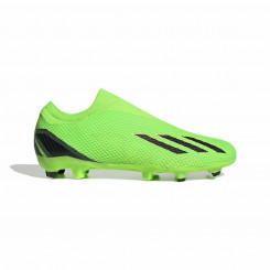 Adult's Football Boots Adidas X Speedportal 3 Laceless Unisex Lime green