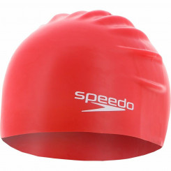 Swimming Cap Speedo  8-0838514614  Red Silicone Plastic