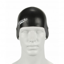Swimming Cap Speedo 8-709900001 Black Silicone Plastic