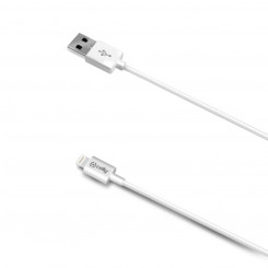 USB to Lightning Cable Celly USBIP52M 2 m White