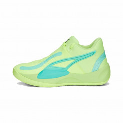 Basketball Shoes for Adults Puma Rise Lime green