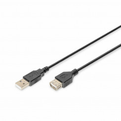 Cable Micro USB Digitus AK-300200-030-S Black 3 m