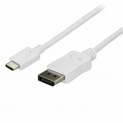 USB C to DisplayPort Adapter Startech CDP2DPMM6W 1,8 m Valge
