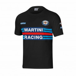 Мужская футболка с коротким рукавом Sparco Martini Racing черная