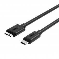 Кабель USB C — Micro USB B Unitek Y-C475BK Черный, 1 м
