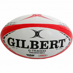 Rugby Ball Gilbert G-TR4000 White 28 cm Red