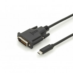 USB-C kaabel Digitus AK-300332-020-S Must 2 m