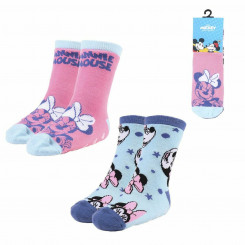 Нескользящие носки Minnie Mouse 2 шт. Разноцветные