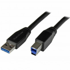 USB A kuni USB B kaabel Startech USB3SAB10M must
