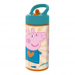 Water bottle Peppa Pig Having fun Pink