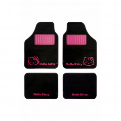 Комплект автомобильных ковриков Hello Kitty Черный Розовый (4 шт.)