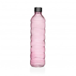 Bottle Versa 1,22 L Pink Glass Aluminium 8,5 x 33,2 x 8,5 cm