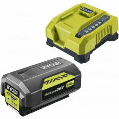 Charger and rechargeable battery set Ryobi Max Power 36 V 4 Ah
