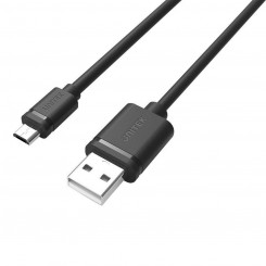 Mikro-USB-USB-kaabel Unitek Y-C454GBK Must 50 cm