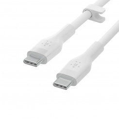 Кабель USB-C Belkin BOOST↑CHARGE Flex, белый, 3 м
