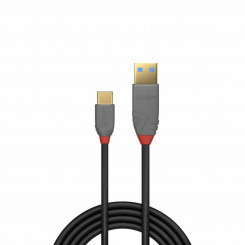 Кабель USB A — USB C LINDY 36887 Чёрный 2 m