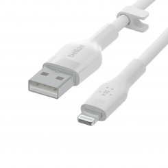 USB to Lightning Cable Belkin CAA008BT2MWH White 2 m