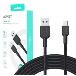 Универсальный кабель USB-C-USB Aukey CB-NAC2 Чёрный 1,8 m