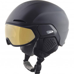 Ski Helmet Alpina Alto Q Lite Black Grey Golden 59-63 cm