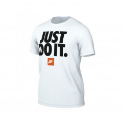 Men’s Short Sleeve T-Shirt Nike JDI VERDIAGE DZ2989 100  White