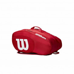 Racket bag and accessories Wilson Team Red
