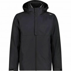 Men's Sports Jacket Campagnolo 3-in-1 With Hood Black
