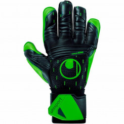 Goalkeeper Gloves Uhlsport Classic Soft Green Black For Adults