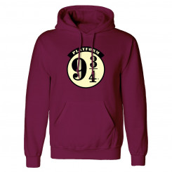 Harry Potter Platform 9 and 3 Quarters Hoodie for Men and Women Burgundy