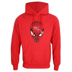 Men's and Women's Spider-Man Spider Crest Hoodie Red